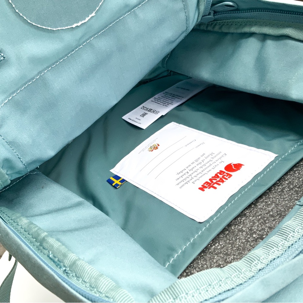 Fjallraven Mini Kanken Light Blue Backpack - Picture 3 of 7